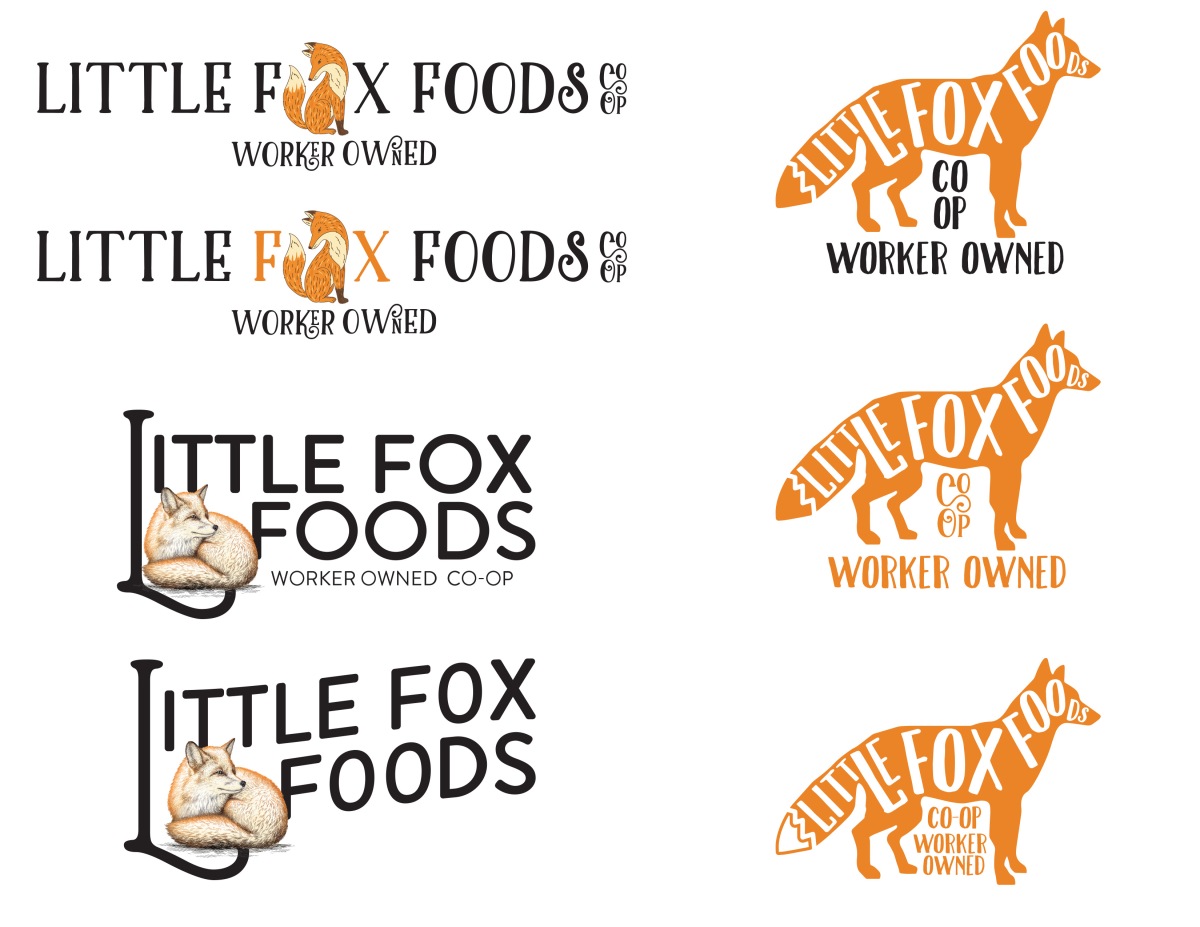 LITTLE fox foods logo samples